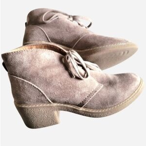 Merona Bootie Taupe Faux Suede 8.5 Target